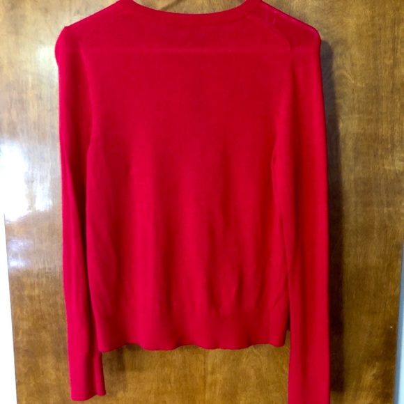 Loft Red Button-Up Cardigan - Picture 2 of 3